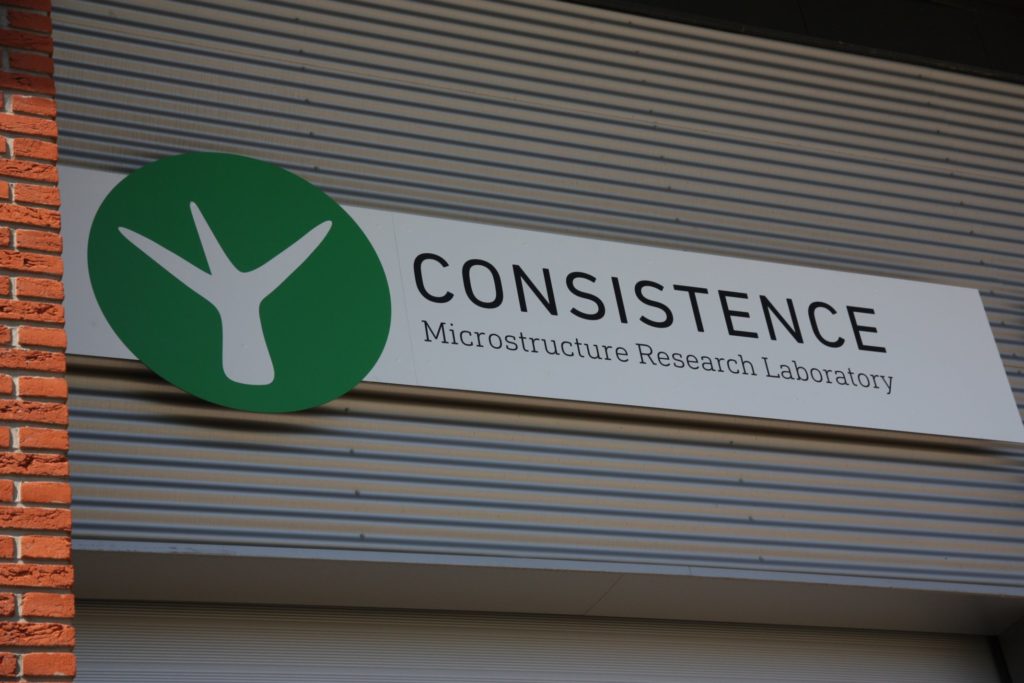 Consistence Microstructure Research Laboratory logo at exterior