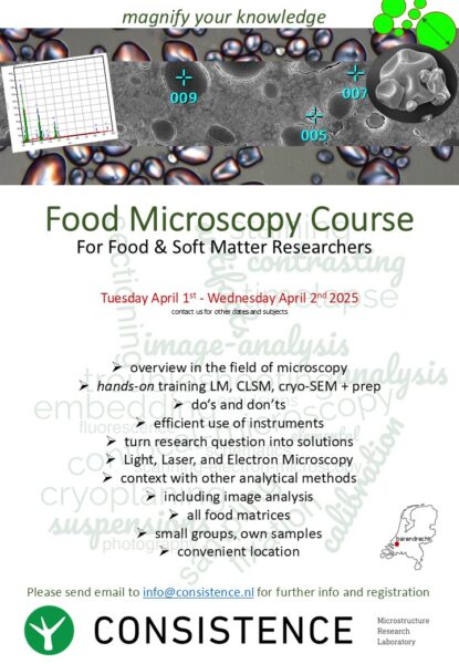 Read more about the article Food Microscopy Course April 2025